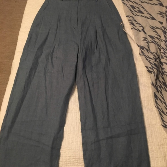 Beatrice Valenzuela Pants - Beatrice Valenzuela PANTALONES PACHUCOS Azul Linen